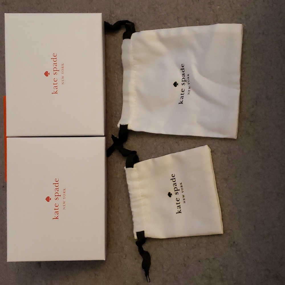 Kate Spade Gift Box Bag Wrapping Bundle NWOT